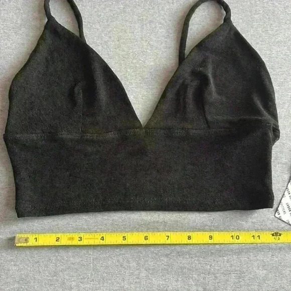 Urban Outfitters crop top bralette NWT black size small - Picture 3 of 8